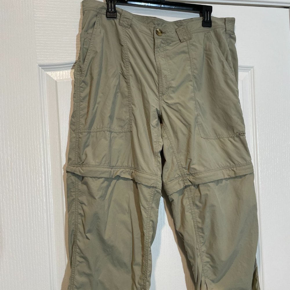 Exofficio Buzz Off Nylon Convertible Cargo Shorts Hiking Pants Size L Short Men - Picture 6 of 12